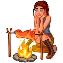 👩‍🍳 emoji Tomb Raider Telegram sticker 19 of 30