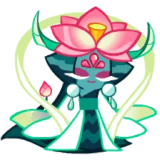 💙 emoji Lotus dragon cookie Telegram sticker 17 of 62