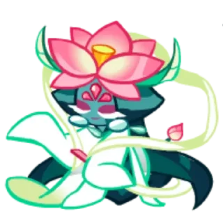 💙 emoji Lotus dragon cookie Telegram sticker 21 of 62