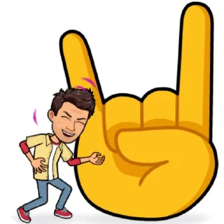 🤘 emoji Взрослый Ники➡️ @Ctikerubot Telegram sticker 24 of 82