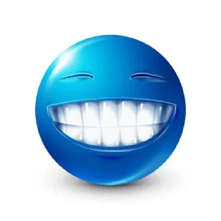 😁 emoji Blue guy Telegram sticker 7 of 69