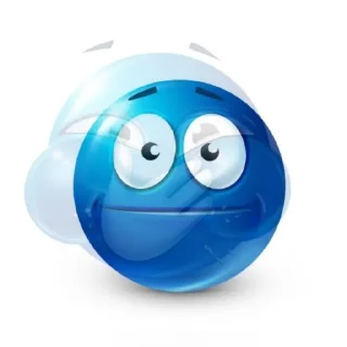 😐 emoji Blue guy Telegram sticker 6 of 69