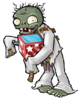 😎 emoji Zombies pvz pack Telegram sticker 12 of 22
