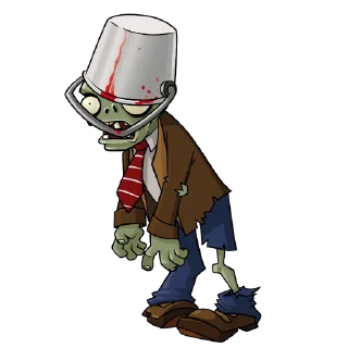 Sticker from PvZ 1 zombies