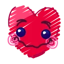 ❤️ emoji Больше стиков тут: @stikery4 Telegram sticker 3 of 49