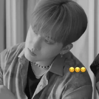 😔 emoji changbin mem 
from @HELPCARTT Telegram sticker 5 of 22