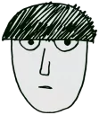 Sticker from mob psycho 100 - pack 2