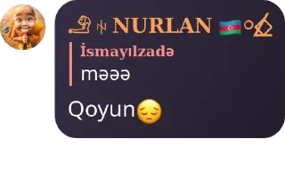 😔 emoji 𝐃Ə𝐋İ𝐋Ə𝐑 𝐐𝐑𝐔𝐏𝐔 pack by @QuotLyBot Telegram sticker 6 of 120