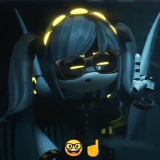 🤓 emoji Murder drones core Telegram sticker 15 of 18