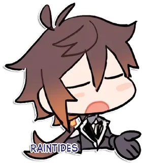 🤓 emoji Tartali [Genshin impact] by raintides @keiriststicks Telegram sticker 3 of 23