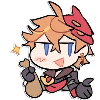 💰 emoji Tartali [Genshin impact] by raintides @keiriststicks Telegram sticker 13 of 23
