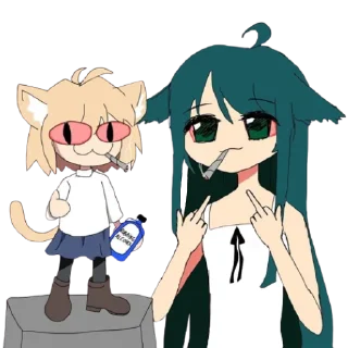 🥩 emoji ᜊ( ' ⩊ '𖦹)ᜊ Saya! by @an1meshn4yawik1pedia Telegram sticker 16 of 65