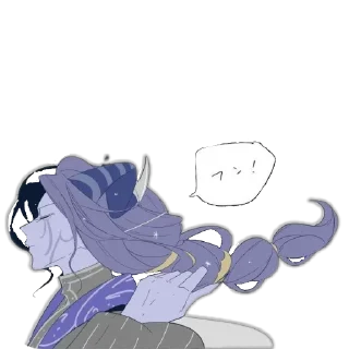 💅 emoji Good night ~ Azrael Telegram sticker 9 of 120