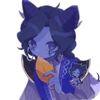 🍁 emoji Good night ~ Azrael Telegram sticker 10 of 120