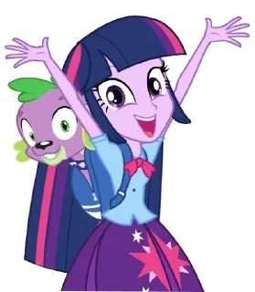 🎊 emoji Twilight EG | @MyLittlePony_bots Telegram sticker 15 of 100