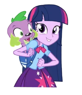 🙂 emoji Twilight EG | @MyLittlePony_bots Telegram sticker 16 of 100