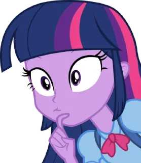 🤨 emoji Twilight EG | @MyLittlePony_bots Telegram sticker 23 of 100