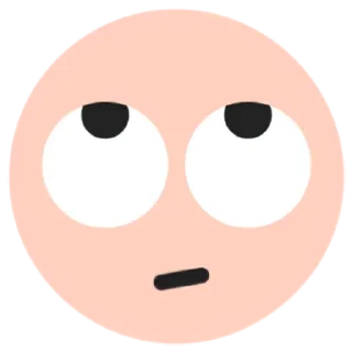 🙄 emoji TikTok Emoji @TgSticker Telegram sticker 18 of 46