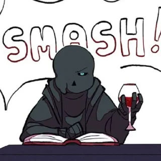 ⌚️ emoji Nightmare sans | @ish_crim Telegram sticker 18 of 30