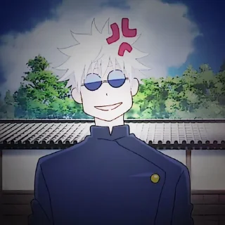 ☺️ emoji Gojo Satoru/@sundik_kk ➡️ @Ctikerubot Telegram sticker 13 of 60