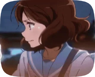 😞 emoji Аниме девочки Telegram sticker 24 of 25