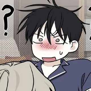 🥵 emoji ❀ yaoi   @yaoychikkkkk ❀ Telegram sticker 24 of 50