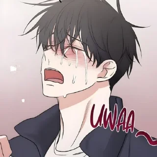 😭 emoji ❀ yaoi   @yaoychikkkkk ❀ Telegram sticker 23 of 50