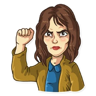 ✊ emoji Stranger Things Telegram sticker 8 of 25