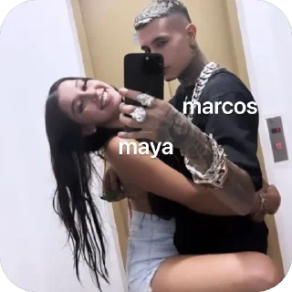 🫥 emoji Maya x Web Telegram sticker 9 of 17