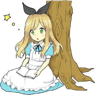 😮 emoji Pom's Alice ENG :: @line_stickers Telegram sticker 7 of 40