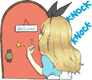 😗 emoji Pom's Alice ENG :: @line_stickers Telegram sticker 8 of 40