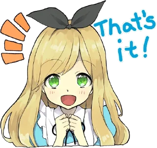 😄 emoji Pom's Alice ENG :: @line_stickers Telegram sticker 11 of 40