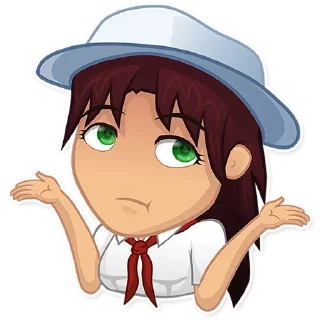 🤷‍♀️ emoji Бесконечное лето Telegram sticker 23 of 44