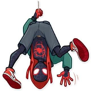 👋 emoji Into the Spider-Verse Telegram sticker 5 of 30