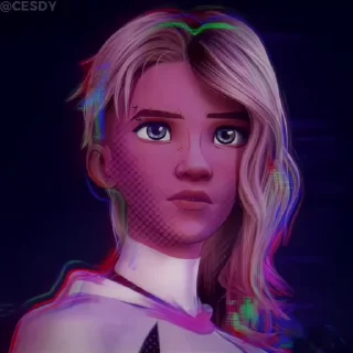 😊 emoji Across The Spider-Verse | @cesdy Telegram sticker 8 of 26