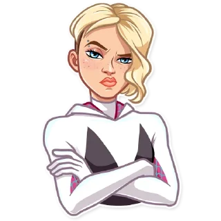 😠 emoji Into the Spider-Verse Telegram sticker 8 of 30