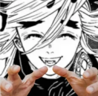 😀 emoji pray for Douma Telegram sticker 12 of 116