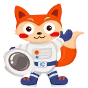 👨‍🚀 emoji KuFox @Kucoin_Exchange Telegram sticker 12 of 15