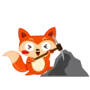 ⛏ emoji KuFox @Kucoin_Exchange Telegram sticker 10 of 15