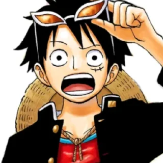 😄 emoji Луффи Telegram sticker 12 of 17