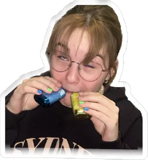 💨 emoji Типові фанати Telegram sticker 4 of 8
