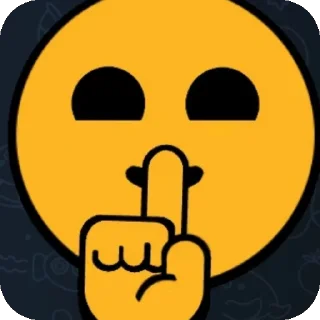 🤫 emoji По приколу Telegram sticker 16 of 68