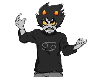 😡 emoji Karkat talksprites+other stuff Telegram sticker 13 of 23