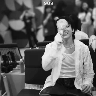 🕸️ emoji jk @mgrchive (bw ver) Telegram sticker 6 of 44