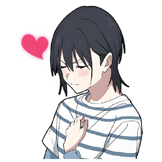 😍 emoji Кудере-кун @nyasticks Telegram sticker 22 of 41