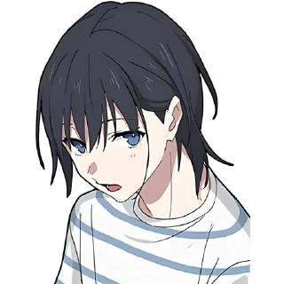 😳 emoji Кудере-кун @nyasticks Telegram sticker 10 of 41
