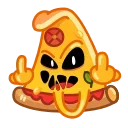 🖕 emoji Slice of Pizza Telegram sticker 9 of 21