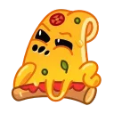 🤔 emoji Slice of Pizza Telegram sticker 7 of 21