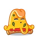 🧘‍♀️ emoji Slice of Pizza Telegram sticker 19 of 21