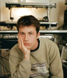 🤔 emoji Dylan Minnette @stickersb2b Telegram sticker 14 of 35
